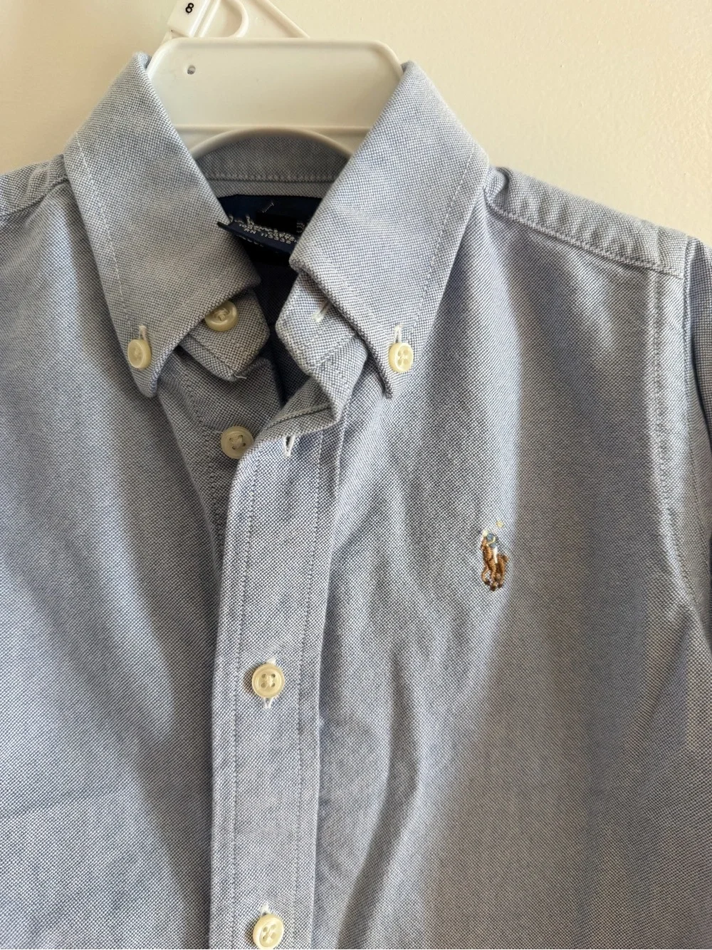 Ralph Lauren Light Blue Boys' Button-Down Oxford Shirt